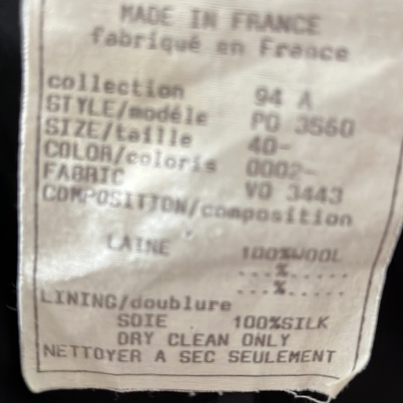 CHANEL lady one button tweed jacket - Picture 7 of 9